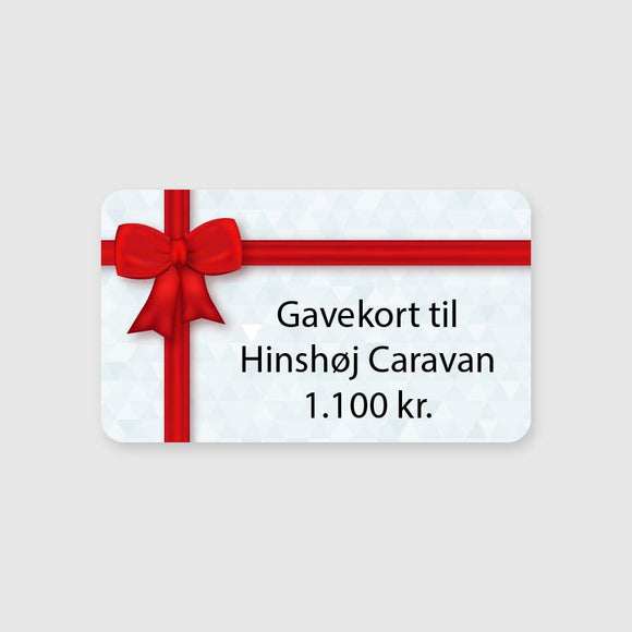 Hinshøj Caravan gavekort - 1100 kr.