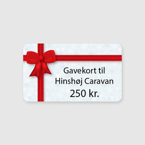 Hinshøj Caravan gavekort - 250 kr.