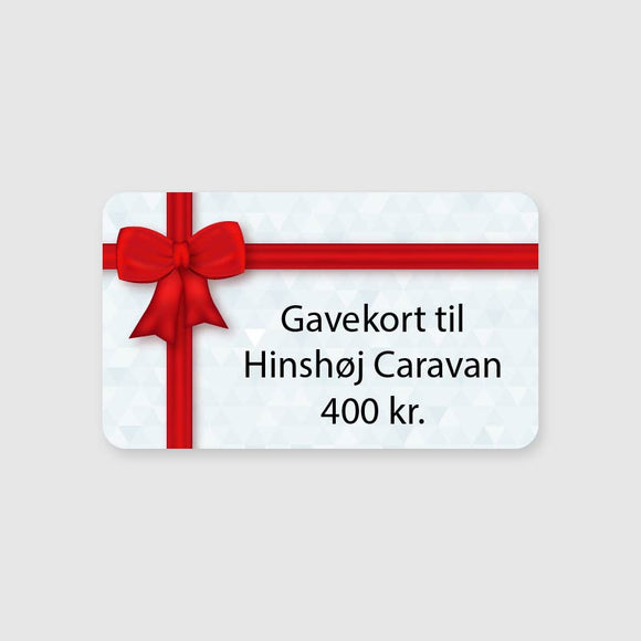 Hinshøj Caravan gavekort - 400 kr.